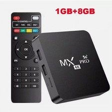 Smart TV Box Android 13.0 Wi-Fi 6 4K UHD Quad Core Media Stream Player MXQ PRO