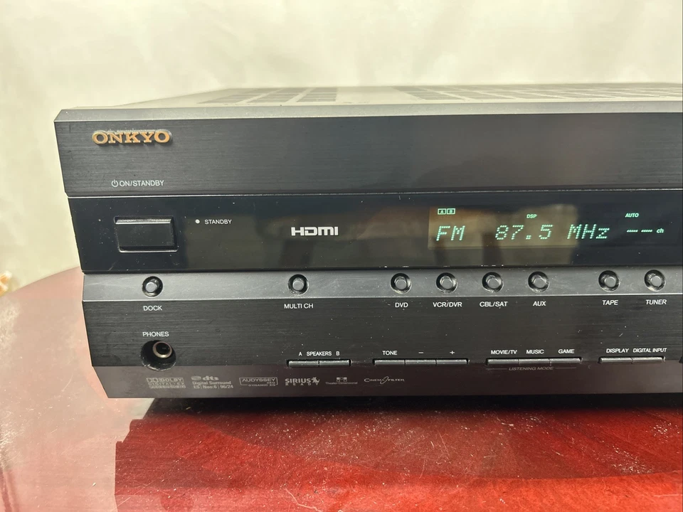Onkyo HT-R560 Dolby Digital Home Theater 7.1 Channel For parts Not Working - Image 2 of 4