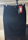 $78 NWT BLANKNYC Women’s Black Denim Pencil Skirt Sz 28 Sz 6 Five Pockets Chic — photo 5
