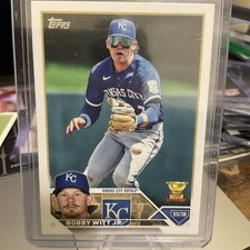 2023 Topps Series 1 Bobby Witt Jr. All-Star Rookie RC Gold Cup KC Royals #7