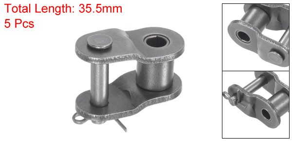 5Pcs #60 Chain Off set Half Link Roller 3/4