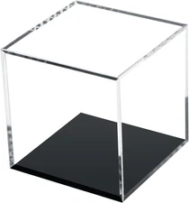 Clear Acrylic Display Boxes 3x3x3 Inch Dustproof Organizer for Collectibles Crys