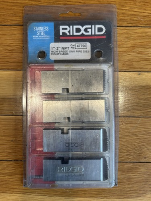 #ad RIDGID 47790 1” 2” Right Handed Threading Machine Die Set $134.99
