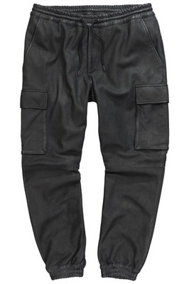 JP 1880 Herren große Größen Leder Cargohose Leder feinstes Lammnappaleder