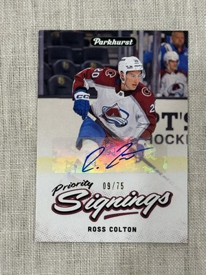 2025 UPPER DECK FALL EXPO ROSS COLTON PRIORITY SIGNINGS AUTOGRAPH 7/75