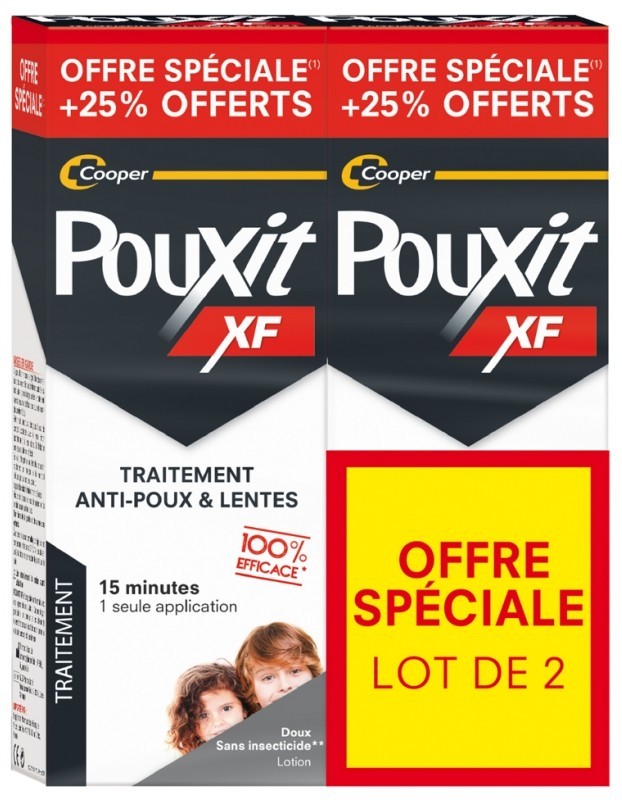 Pouxit XF Lotion Anti-Poux et Lentes le Duo Familial Indispensable pour la Rentrée Scolaire