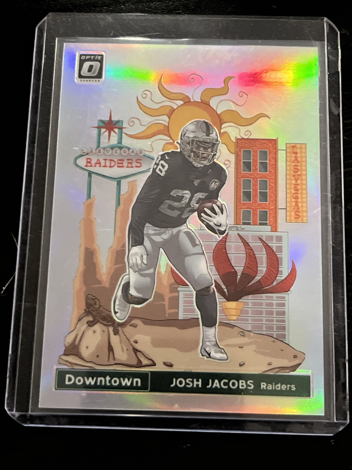 2020 Panini Donruss Optic - Downtown Josh Jacobs #DT-20