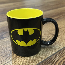 DC Comics Batman Logo Black/Yellow Mug, Microwave Dishwasher Safe 2013