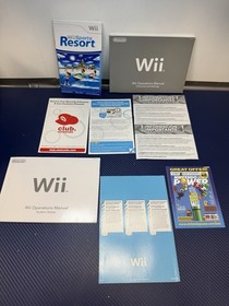Boxed Nintendo Wii Sports Resort and Wii Remote Plus Console - Black With Games 