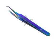 Professional Tweezers Precision Stainless Steel Eyebrow Lashes Razor Multicolor