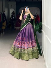 Traditional Collection Kanchipuram Lehenga Choli With Stylish Dupatta For Women