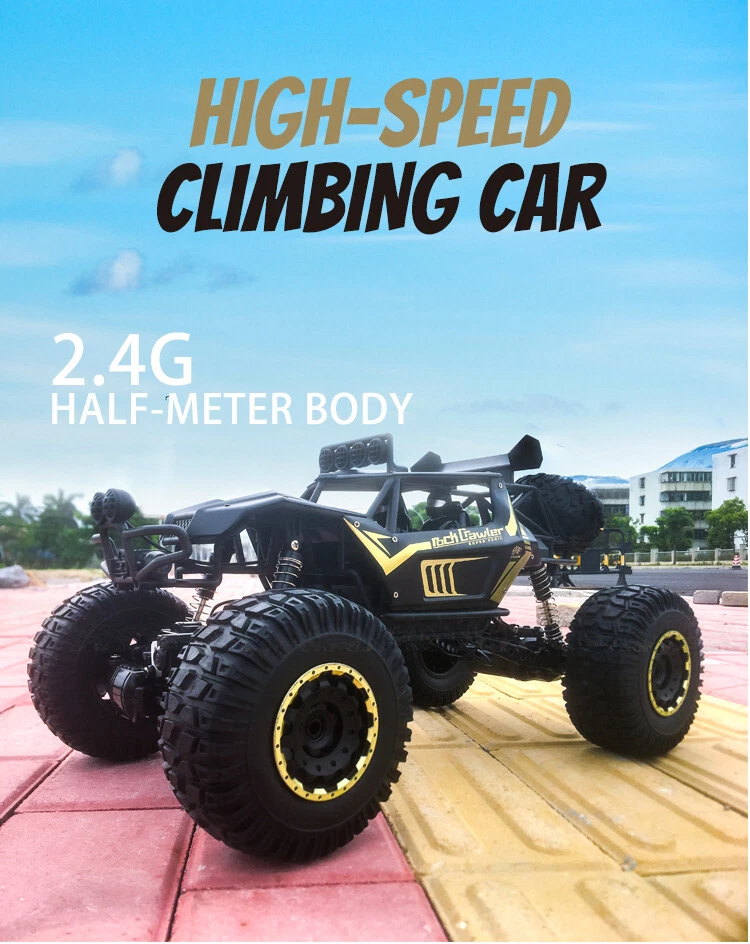 RC Allrad Rock Crawler Ferngesteuertes Auto Monster Truck 50cm Länge Schwarz XXL - Bild 2 von 4