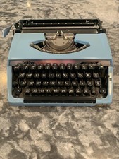 Vintage Blue BROTHER CHARGER 11 Typewriter From JAPAN - TYPEWRITER W/ CASE thumbnail