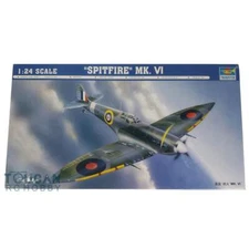 1:24 Trumpeter 02413 British Spitfire MK VI Airplane Fighter Aircraft Kit Model