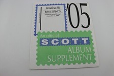 2005 scott supplements Jamaica #8 Stamp collection Album pages #261JM05