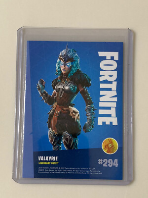 Fortnite Valkyrie #294 Legendary Outfit Panini Series 1 USA Epic