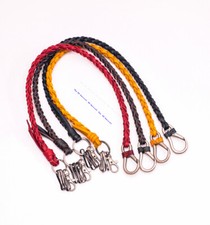 22 "Hand Braided Trucker Cowhide Veg Leather Jeans Pants Key Chain Wallet Chain
