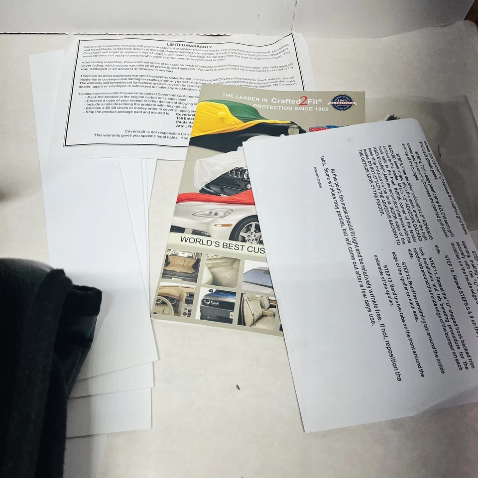 New Covercraft MM42038 Front Mask Bra Fits 1992-96 BMW E36 3 Series - Image 3 of 4