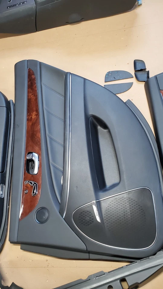 Signature Interior Door Trim Panels BLACK WoodGrain OEM 2014 Hyundai Equus — 第 4/4 张图片