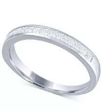 Simulated 1.80CT Princess Cut White Sapphire Women Engagement Ring In 935 Silver