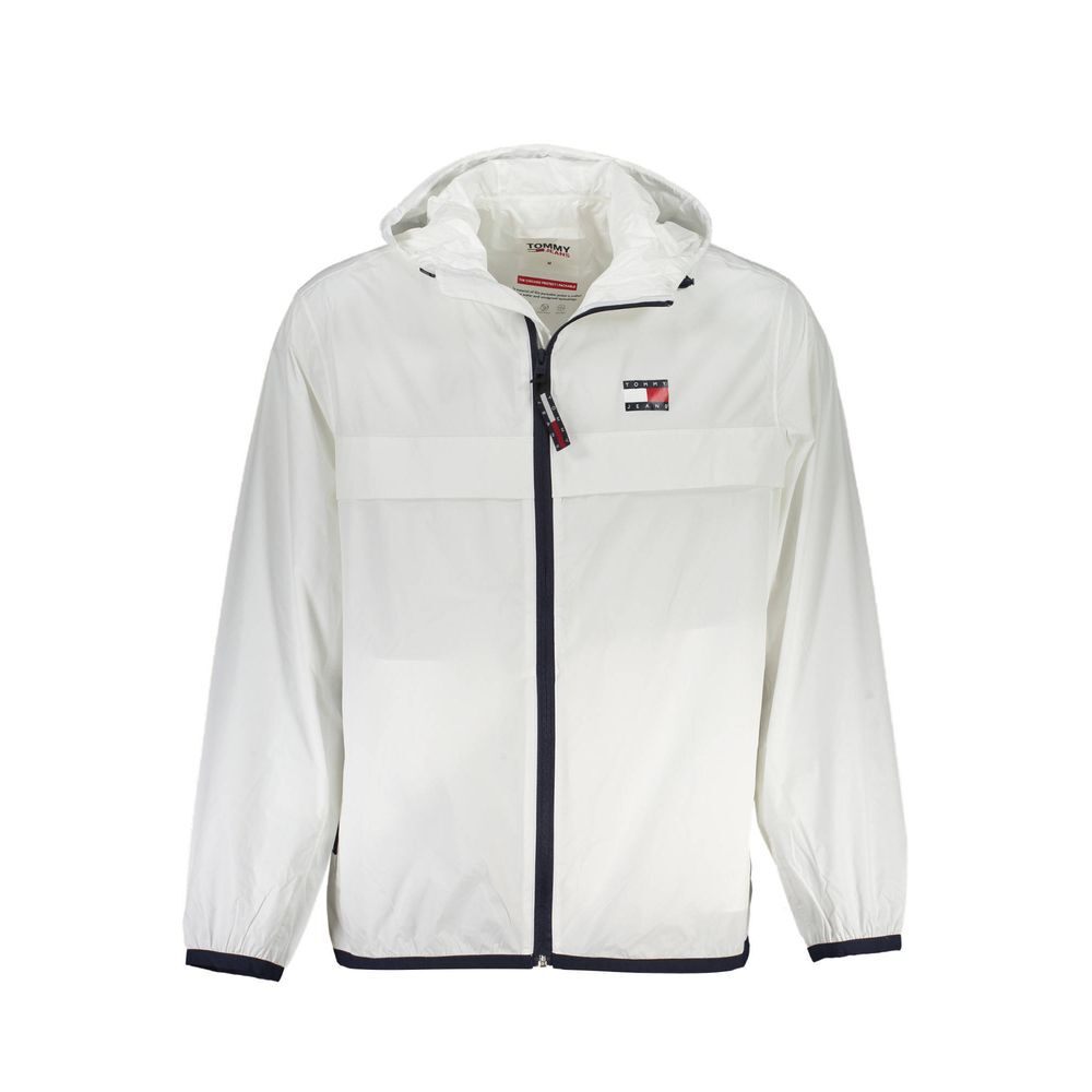 Tommy Hilfiger Waterproof Hooded Windbreaker for Active Lifestyles