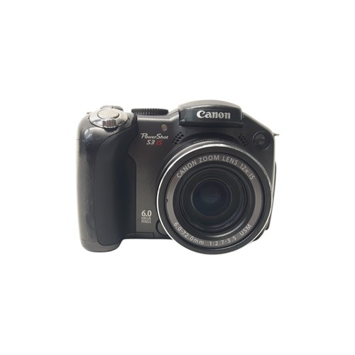 Canon Powershot S3 IS 6.0 MP 12x Zoom Digital Camera TESTED Lens Error E5434 - Picture 2 of 12