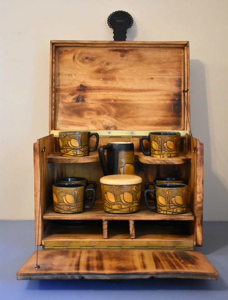 Eduardo Vega Vintage Art Pottery Coffee/Tea Service Set Cuenca Ecuador (16 Pcs) - Image 2 of 4