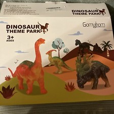 Gomyhom Dinosaur Theme Park NEW OPENED BOX Has extra Dino