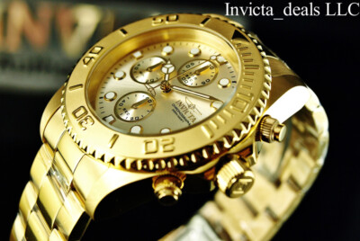 invicta gold plated