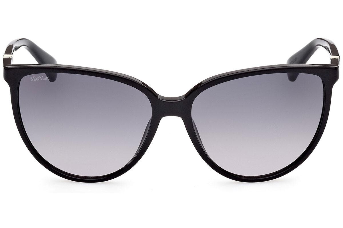MAX MARA MM0045-01B-58 Sunglasses Size 58mm 140mm 15 black shiny SUNGLASSES Max Mara Black Sunglasses for Women for sale | eBay main image 4