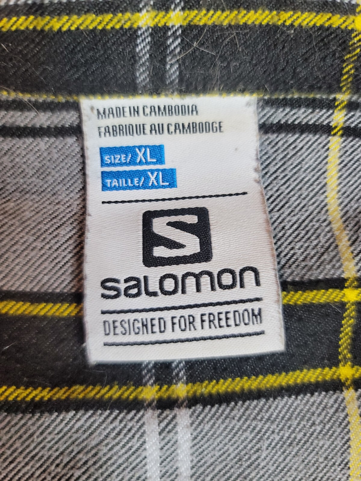 Salomon Sci Snowboard Flanella Camicia a Quadri Uomo XL ActiveDry Burton Neff Matix DC
