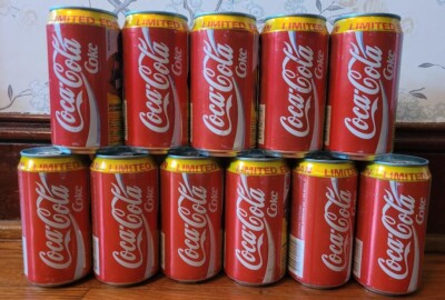 Vintage 1994 Coke Coca Cola Soda Cans Australia Basketball Lot of