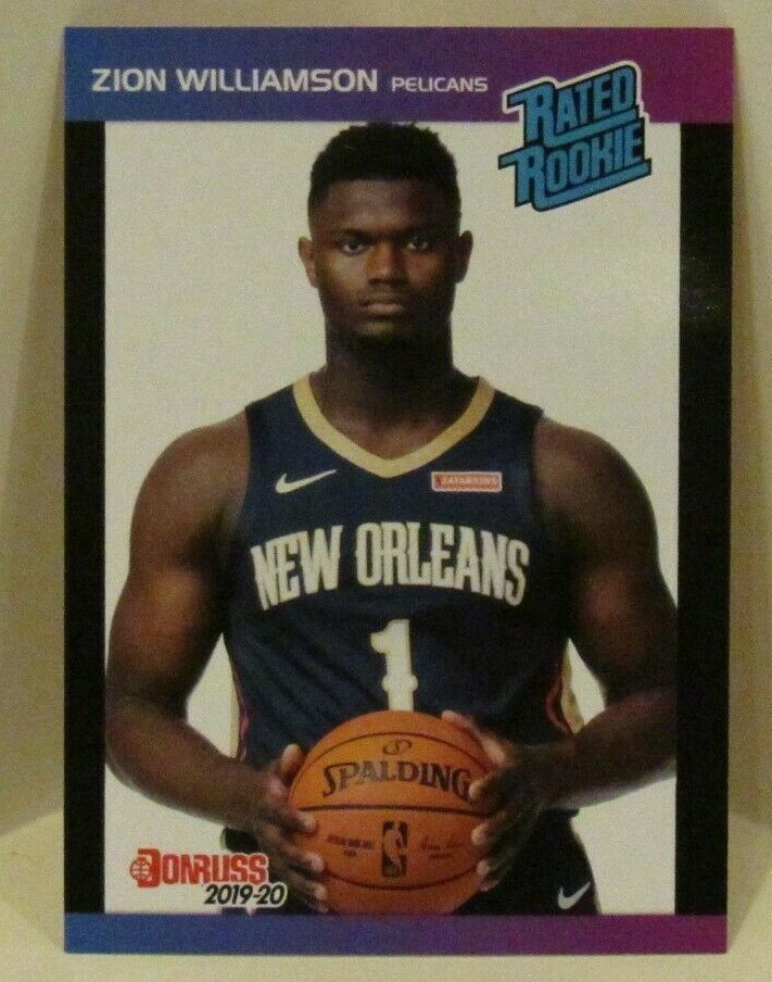 Zion Williamson RC 2019-20 Panini Instant 1989 Donruss Rated ROOKIE Retro #1 SP