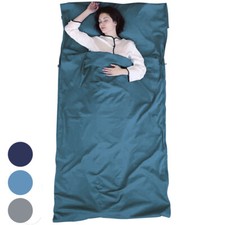 Silk Soft Sleeping Bag Liner Travel Sheet Camping Sleep Bag Prevent Dirty 90x220