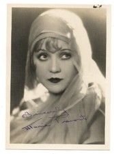 1920's MOVIE STAR FAN PHOTO + LETTER  - MARIE PREVOST - SIGNED