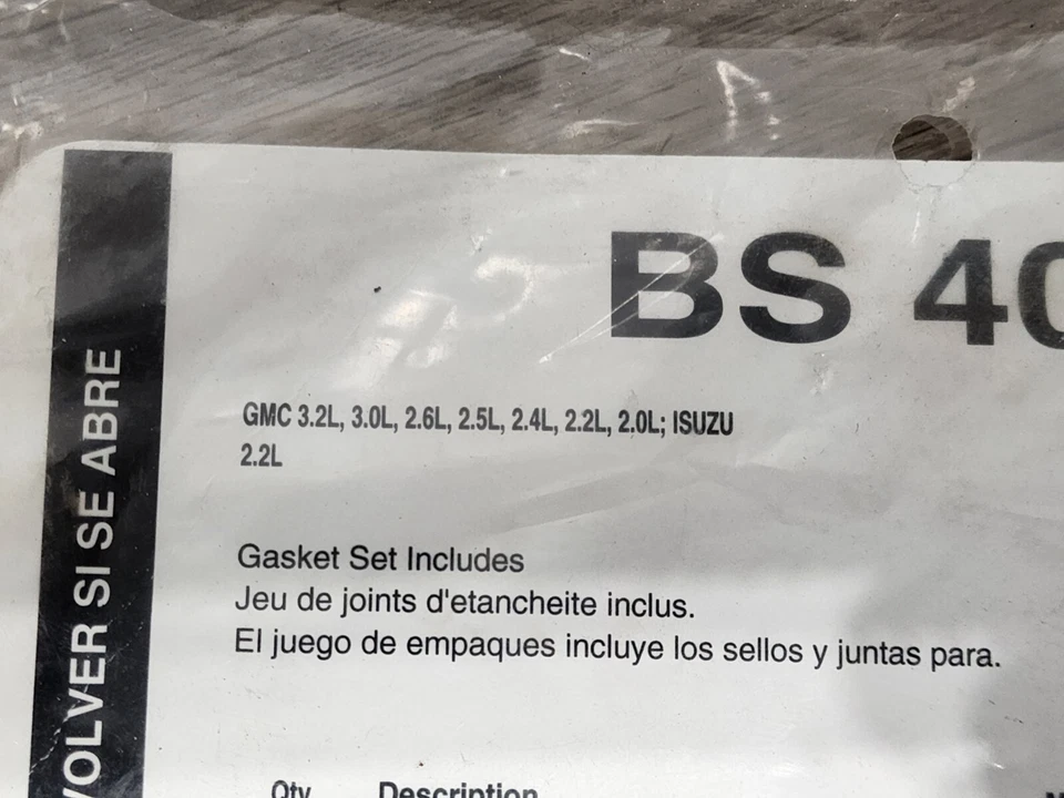 Sello cigüeñal trasero BS40739 Felpro nuevo para Chevy Olds Chevrolet Camaro Blazer Foto 3 de 4