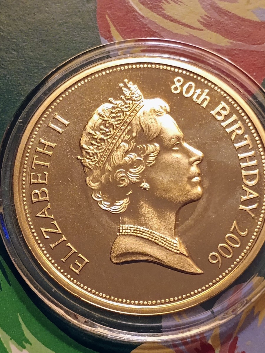 2006 Proof Queen Elizabeth II 80th Birthday Buckingham Palace