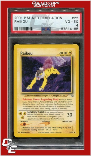 Raikou (Unlimited) graded PSA 4 for sale on eBay