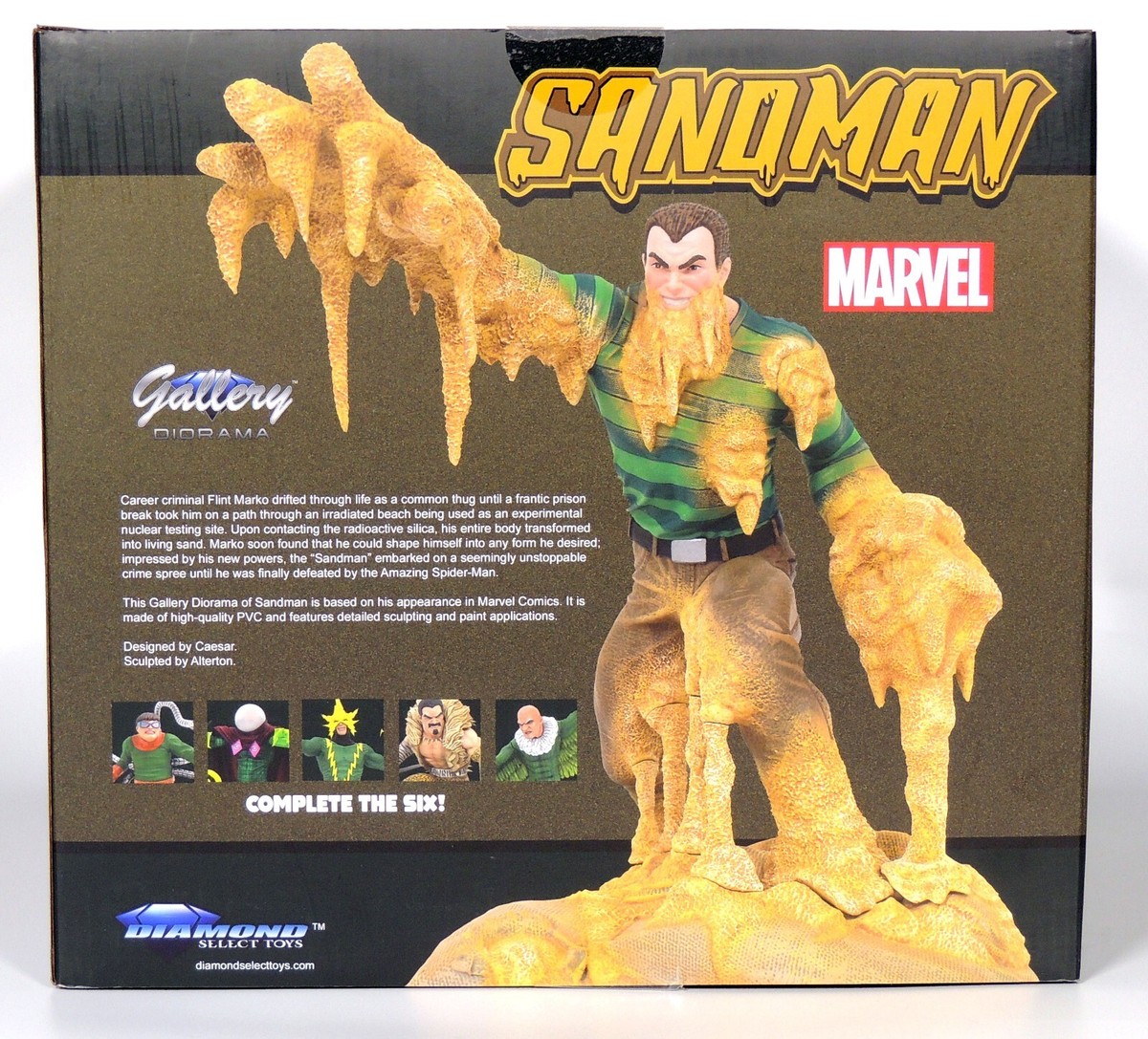 Sandman PVC Gallery Diorama Diamond Select Toys Marvel 2023