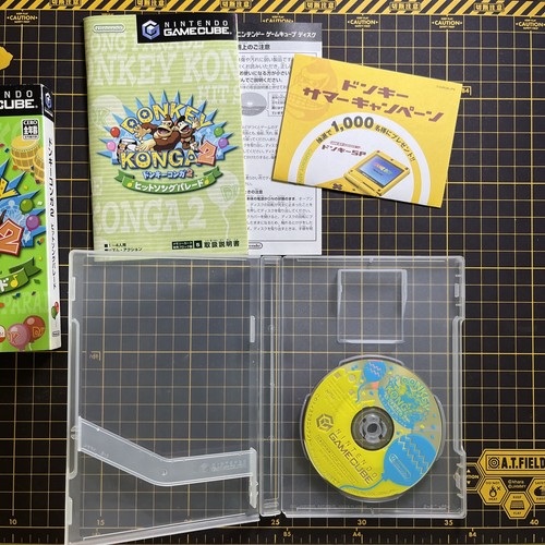 Lot 2 Donkey Konga 2 3 Nintendo GameCube NTSC-J Japanese Complete W/Sleeve CIB - Picture 5 of 6