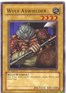 Wolf Axwielder - LOD-052 - Common - 1st Edition x3 - Lightly Played