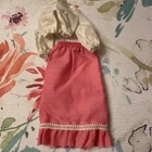Vintage Barbie 1974 Best Buy #7747 Pink Maxi Skirt & White Button Jacket