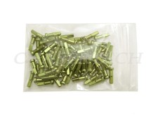 New Bicycle Bike 7075 Alloy Spoke Nipples 1.8mm 15G 5/8" 100 Pcs Lime Green
