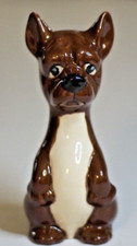 Pie Bird Sad Begging Brown & White Dog Piebird Made in USA by Nancy Davis
