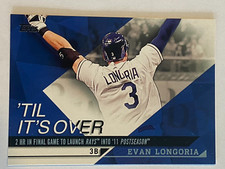 2015 Topps Til Its Over Evan Longoria #4 Omar Vizquel #5 & David Freese #14