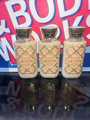 3 Bath & Body Works Coconut Cream Pie Body Lotion 8 Oz Discontinued Bake Shop