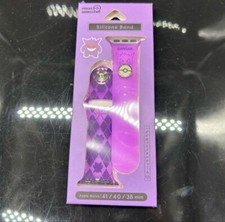 Pokémon Gengar 38mm 40mm 41mm Cinturino Apple Watch Orologio da polso mai usa...