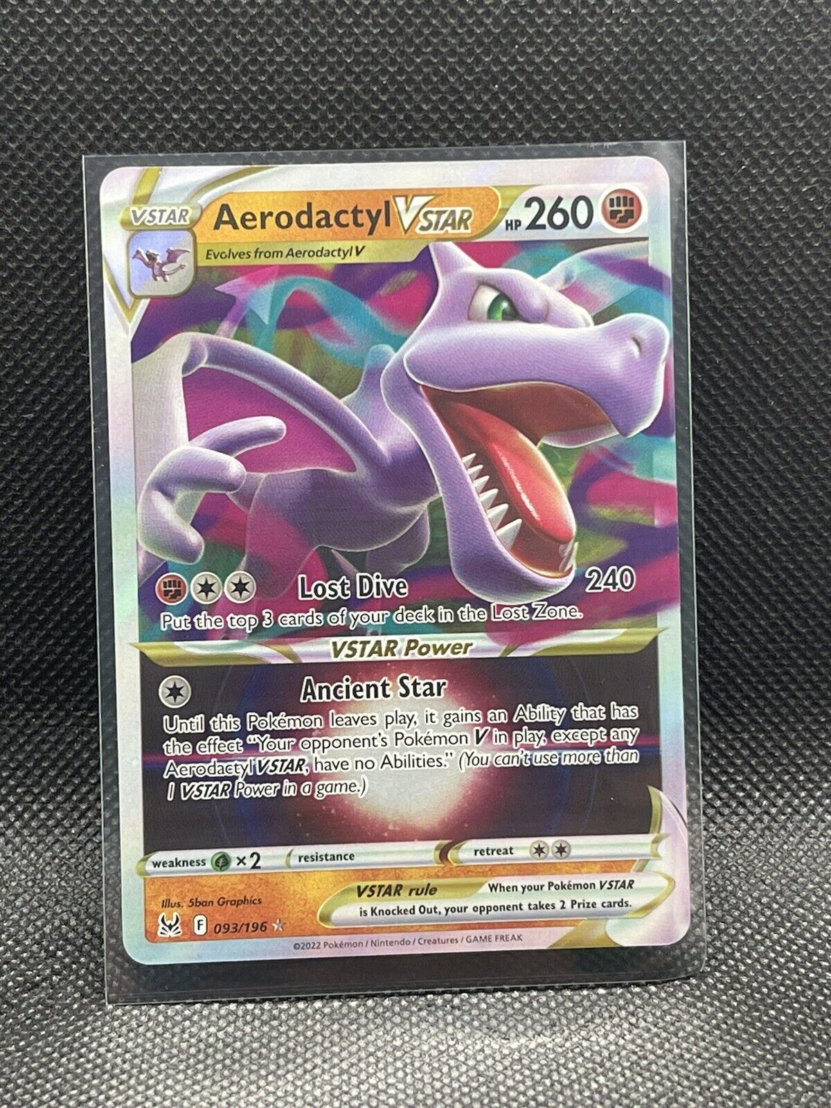 Aerodactyl VSTAR Hyper Rare - 199/196 - Lost Origin – Card Cavern Trading  Cards, LLC