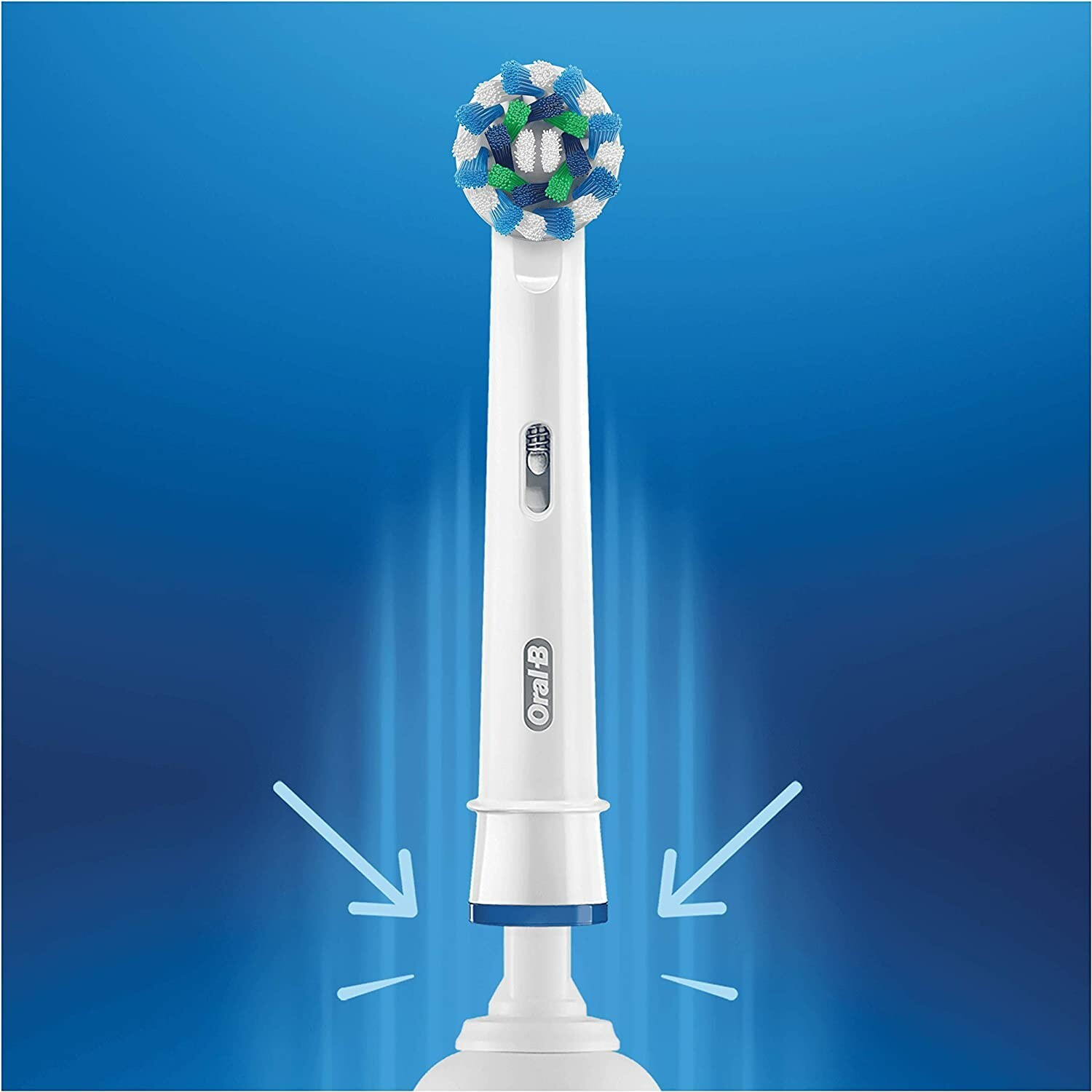 8x GENUINE ORAL B CROSS ACTION CLEAN BRAUN ELECTRIC TOOTHBRUSH HEADS
