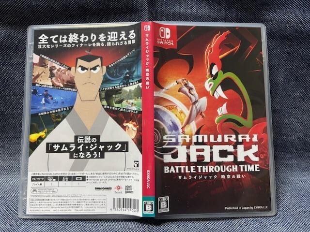 Samurai Jack Battle Through Time Switch Japan Import Rare Physical